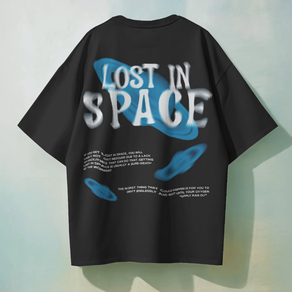 Lost in Space – Oversized Graphic Tee