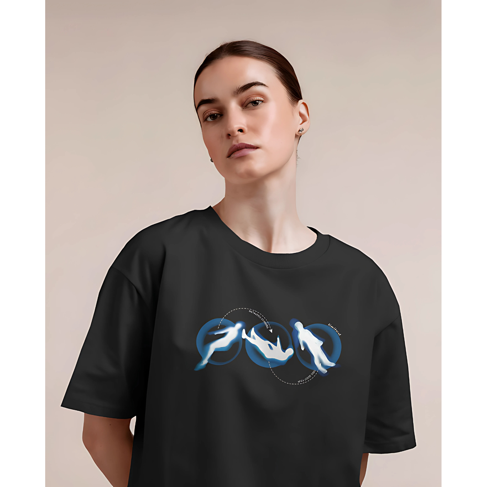 Lost in Space – Oversized Graphic Tee